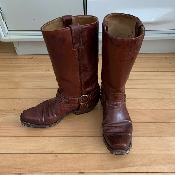 Genuine leather vintage cowboy boots! - Picture 3 of 4